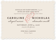 Delicate Ampersand Wedding Invitations