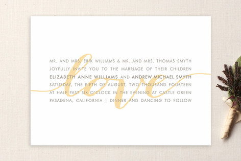Modern Love Wedding Invitations