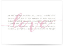 Modern Love Wedding Invitations