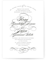 Formal Ink Wedding Invitations