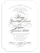 Formal Ink Wedding Invitations