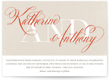 Scripted Wedding Invitations
