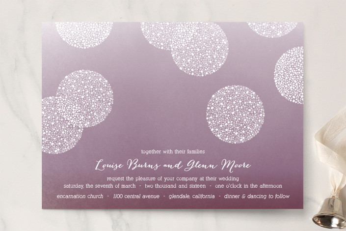 Гипсофилы Pom Англичане Свадебные приглашения