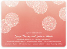 Baby's Breath Pom Poms Wedding Invitations