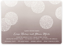 Baby's Breath Pom Poms Wedding Invitations