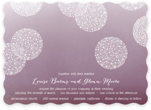Baby's Breath Pom Poms Wedding Invitations
