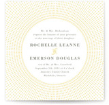 Stitched Sunburst Wedding Invitations