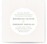 Stitched Sunburst Wedding Invitations