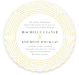 Stitched Sunburst Wedding Invitations