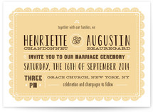 Eyelet Wedding Invitations
