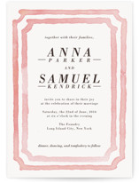 Watercolor Frame Wedding Invitations