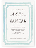 Watercolor Frame Wedding Invitations