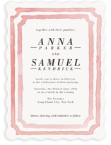 Watercolor Frame Wedding Invitations