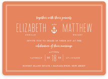 Down by the Sea Wedding Invitations