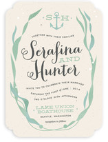 Whimsical Kelp Wedding Invitations