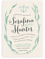 Whimsical Kelp Wedding Invitations