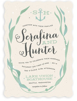 Whimsical Kelp Wedding Invitations