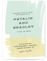 Bold Brushstrokes Wedding Invitations