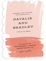 Bold Brushstrokes Wedding Invitations