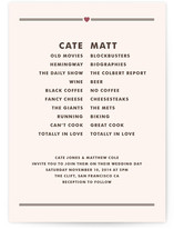 Opposites Attract Wedding Invitations