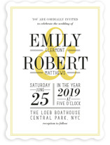 Wed in Type Wedding Invitations