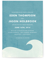 Big Wave Wedding Invitations