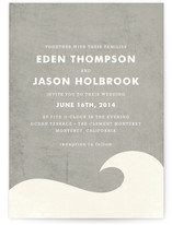 Big Wave Wedding Invitations