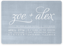 Chocolate Matrimony Wedding Invitations