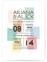 Swatches Wedding Invitations