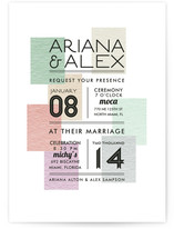 Swatches Wedding Invitations