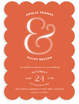 Curved Wedding Invitations