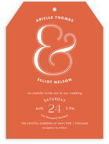 Curved Wedding Invitations