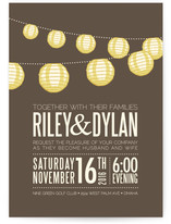 Paper Lanterns Wedding Invitations