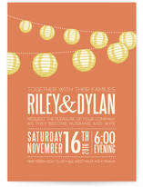 Paper Lanterns Wedding Invitations