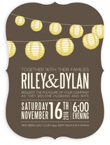 Paper Lanterns Wedding Invitations