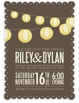Paper Lanterns Wedding Invitations
