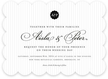 Pinstripes Wedding Invitations