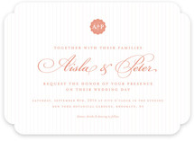 Pinstripes Wedding Invitations