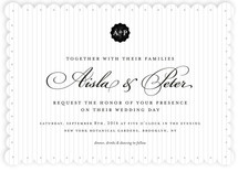 Pinstripes Wedding Invitations