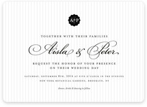 Pinstripes Wedding Invitations