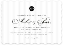 Pinstripes Wedding Invitations