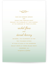 Simple Knot Wedding Invitations