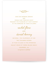 Simple Knot Wedding Invitations