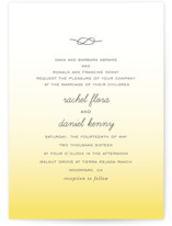 Simple Knot Wedding Invitations