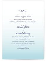 Simple Knot Wedding Invitations