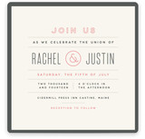 Calendar Finish Wedding Invitations