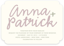 You+Me Wedding Invitations
