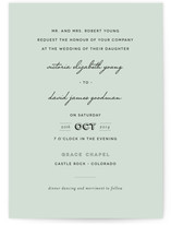 Plain Jane Wedding Invitations