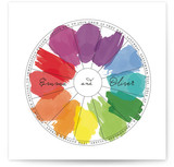 Watercolor Wheel Wedding Invitations