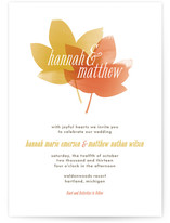 Autumn Leaves Wedding Invitations